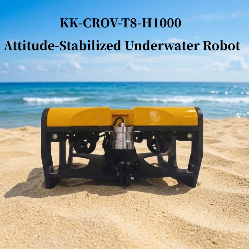 Attitude-Stable Underwater Robot inspection ROV for underwater video inspection