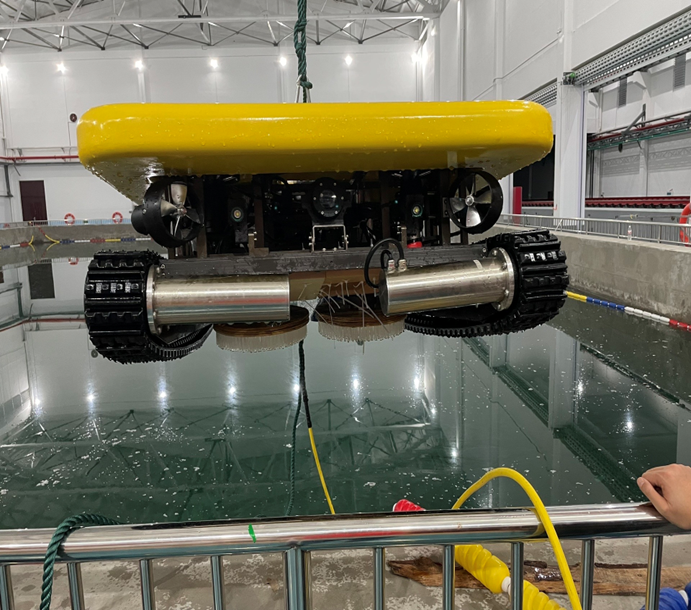Underwater Hull Cleaning Robot inspection ROV for underwater video inspection